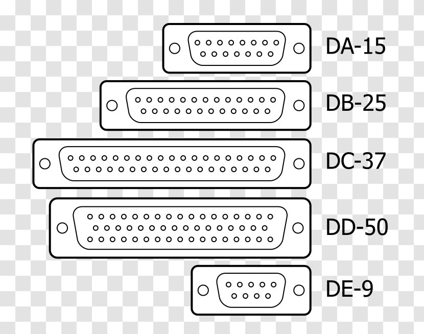 D-subminiature Electrical Connector VGA Audio And Video Interfaces Connectors DIN - Din - Computer Transparent PNG