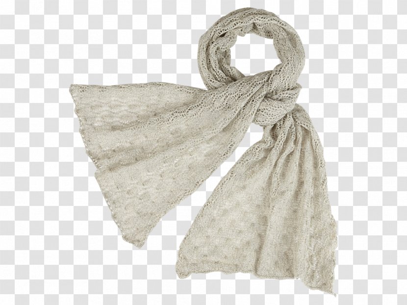 Scarf Beige - Off White Transparent PNG