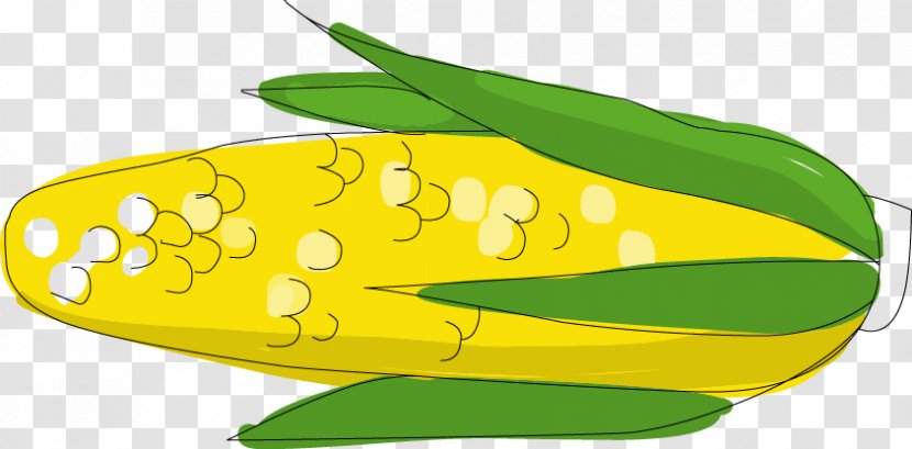 Maize Cartoon Food Illustration - Corn Transparent PNG