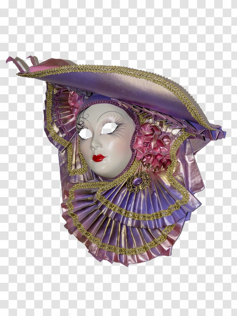 Maskerade Masquerade Ball Venice Carnival - Purple - Mask Transparent PNG