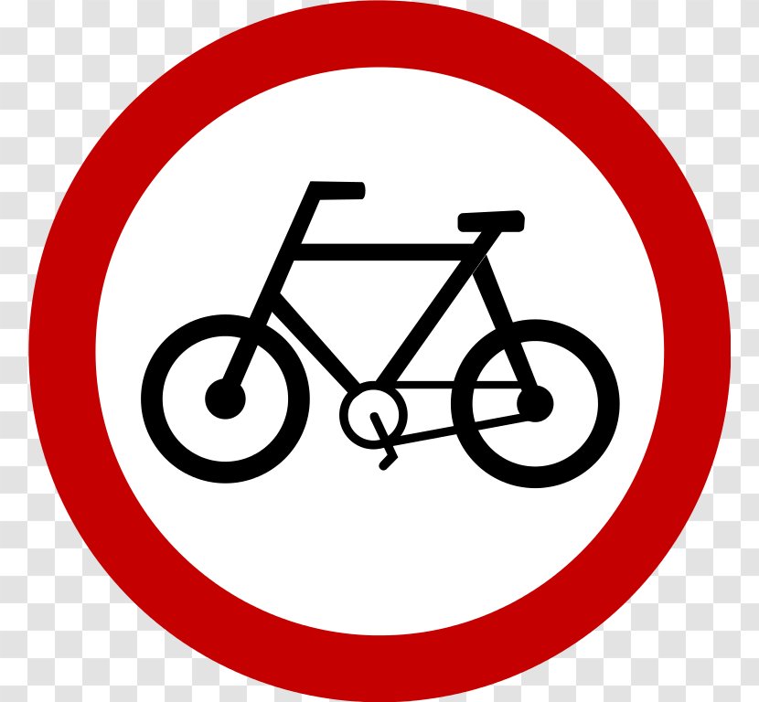 Road Signs In Singapore Traffic Sign Bicycle Cycling - Brand Transparent PNG