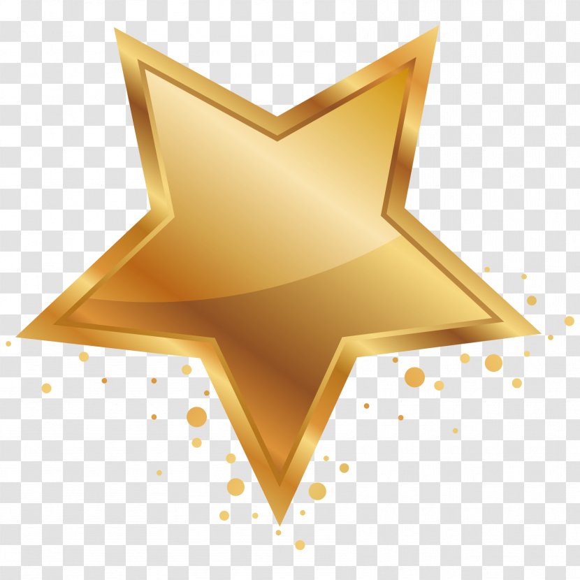 5 Stars Golden - Pentagram - Star Polygons In Art And Culture Transparent PNG