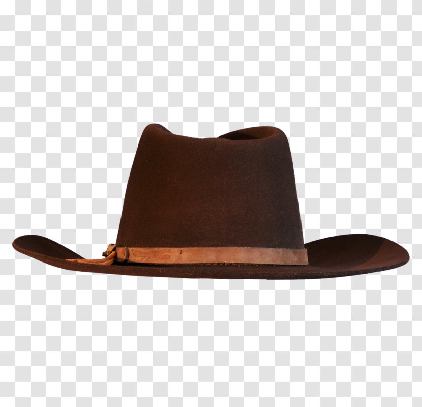 Brown Fedora - Headgear - Cowboy Hat Pic Transparent PNG
