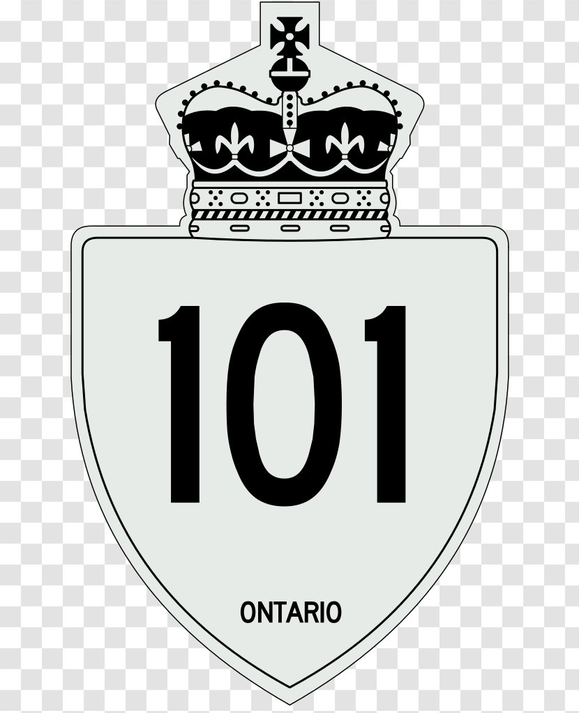 Ontario Highway 401 Highways In 427 409 407 - Black And White - Hmcs Transparent PNG