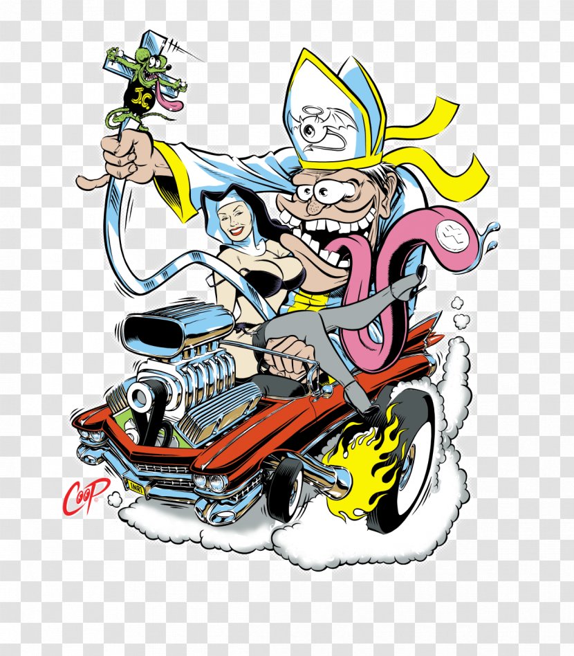 Rat Fink Hot Rod Poster Art - Artist - Fiction Transparent PNG