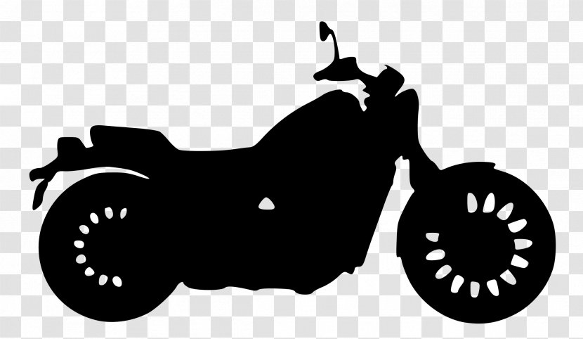 Motorcycle Scooter Harley-Davidson Clip Art: Transportation - Silhouette - Suzuki Transparent PNG