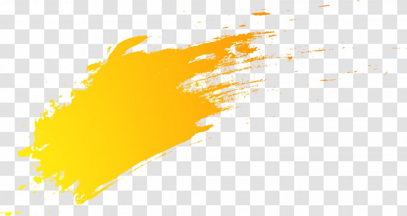 Image Paint Brushes Hashtag - Yellow - Paintbrush Transparent Background Transparent PNG