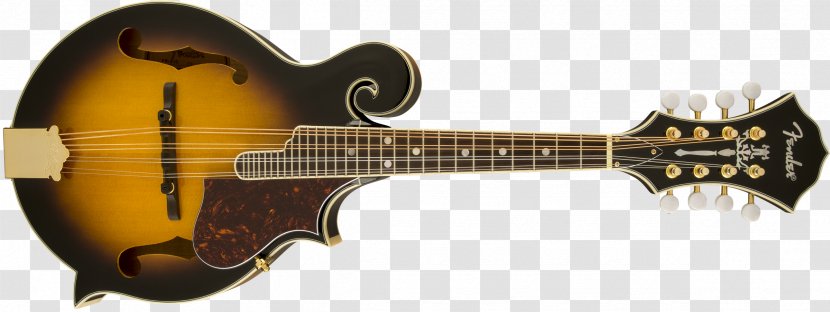 Mandolin Gretsch Sunburst Musical Instruments - Silhouette Transparent PNG