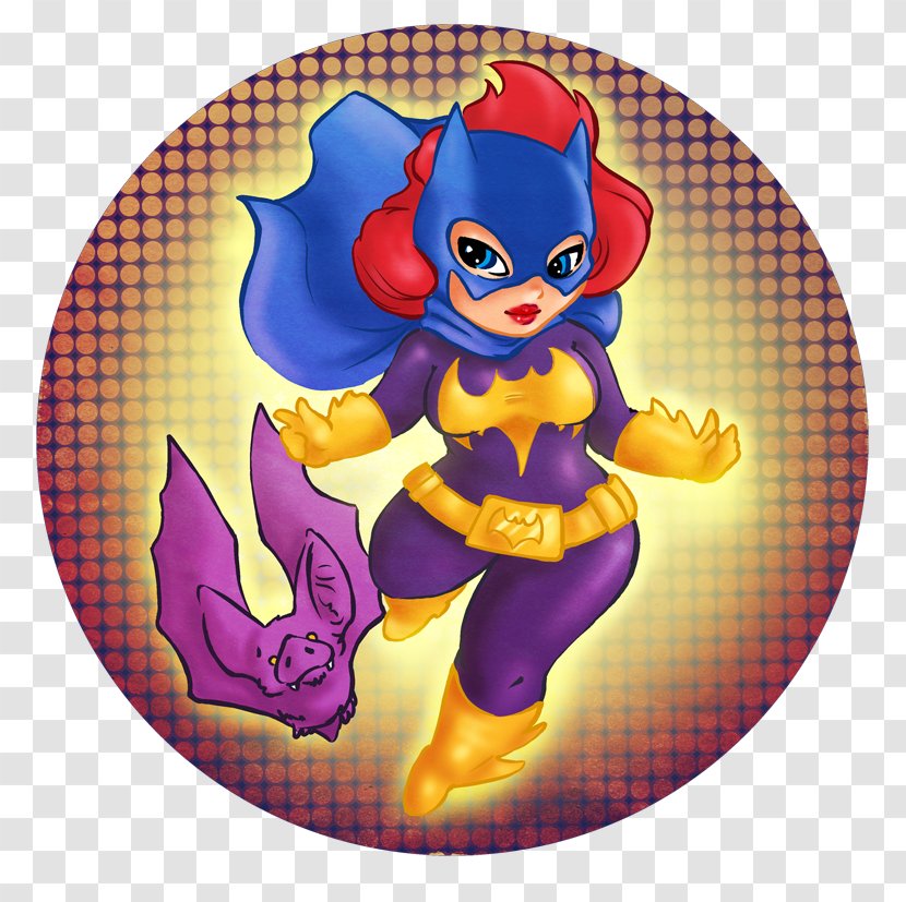 Purple Violet Cartoon Character Legendary Creature - Batgirl Transparent PNG