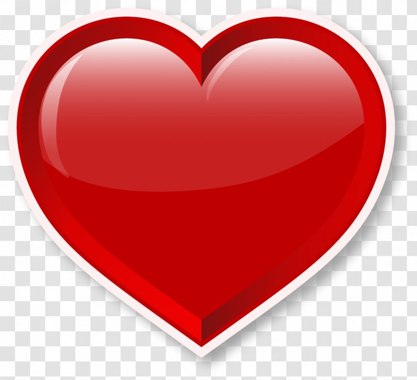 Heart Valentine's Day Love Red Clip Art - Frame - Valentine Transparent PNG