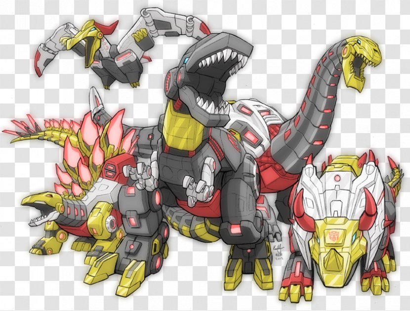 Dinobots Grimlock Optimus Prime Megatron Shockwave - Transformers Dark Of The Moon - Mark Wahlberg Transparent PNG