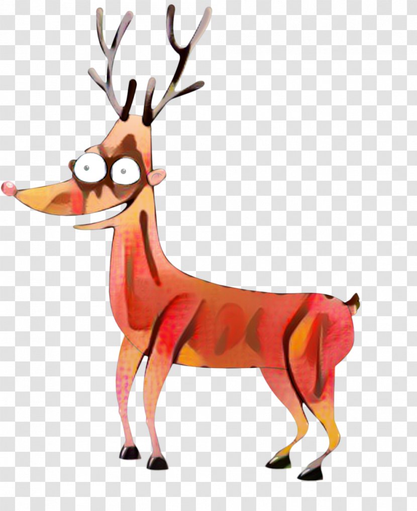 Animal Cartoon - Reindeer - Figurine Tail Transparent PNG