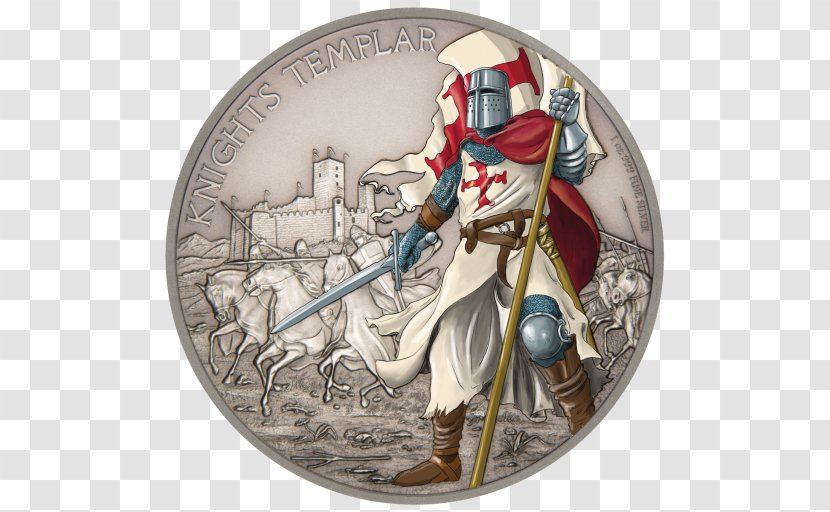 Crusades Knights Templar Coin Ounce Silver - Mint Transparent PNG