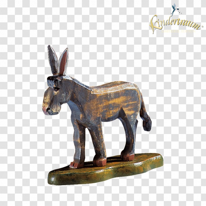 Donkey Pack Animal Figurine - Horse Like Mammal Transparent PNG