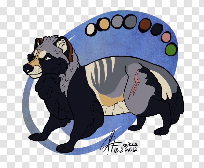 Dog Bear Cartoon - Mammal Transparent PNG