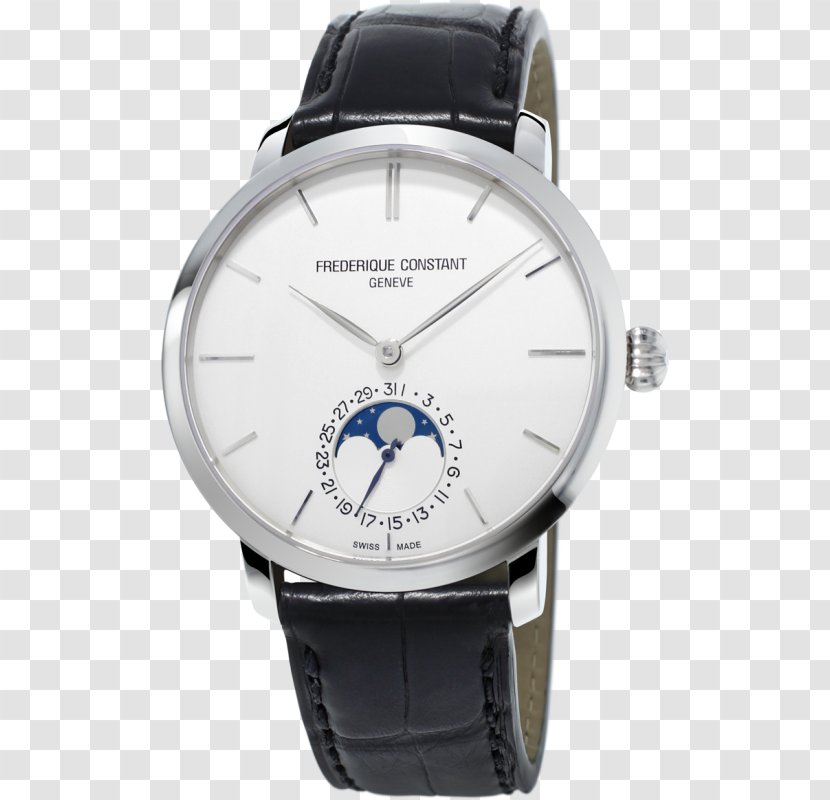 Frédérique Constant Geneva Frederique Men's Classics Auto Moonphase Watch Plan-les-Ouates - Carl F Bucherer Transparent PNG