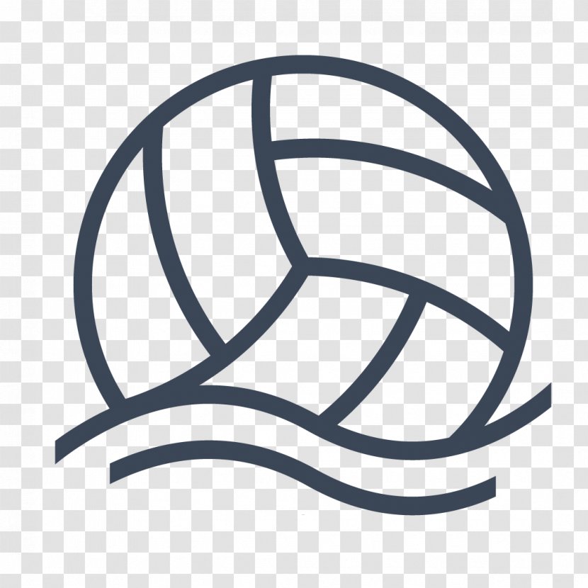 Volleyball Cartoon - Polo - Symbol Blackandwhite Transparent PNG