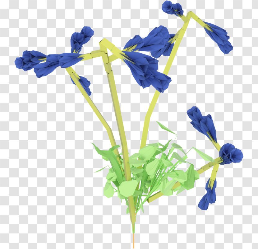 Cut Flowers Plant Stem Flowering - Blue Transparent PNG