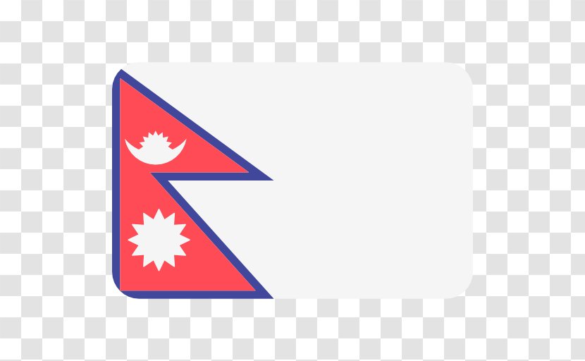 Flag Of Nepal Embassy United States - Triangle Transparent PNG