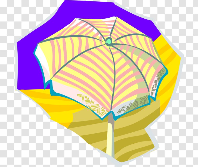 Illustration Image Vector Graphics Royalty-free Royalty Payment - Yellow - Parasol Cartoon Beach Umbrella Transparent PNG