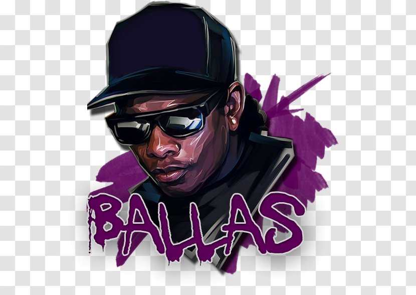Ballas Gang Grove Street Families Role-playing Game - Purple Transparent PNG