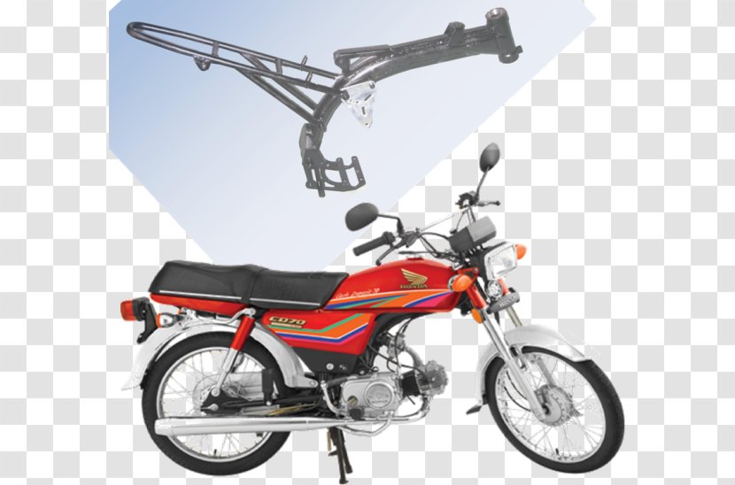 Honda 70 Car Motorcycle Accessories - Bicycle Saddle - Different Frames Design Transparent PNG