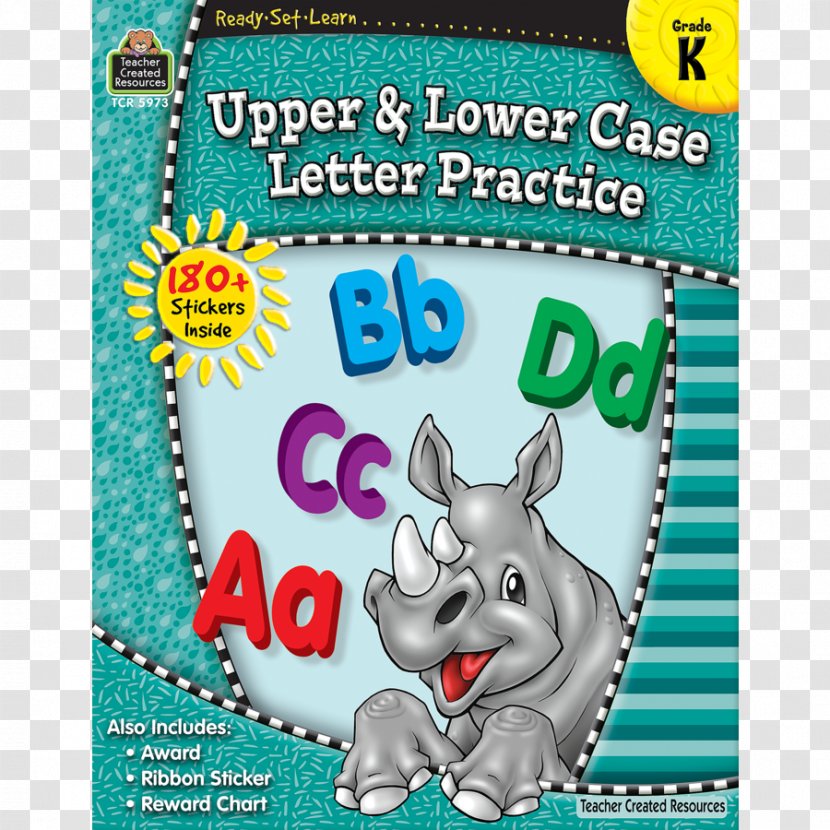 Upper & Lower Case Letter Practice, Grade K Animal Cartoon Font - Area - Line Transparent PNG