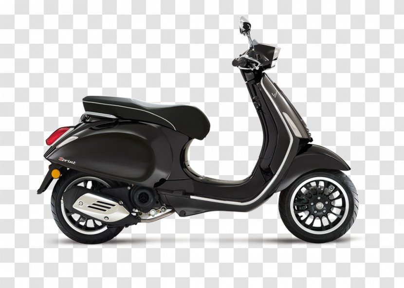 Scooter Vespa Sprint Piaggio Motorcycle - Sidecar Transparent PNG