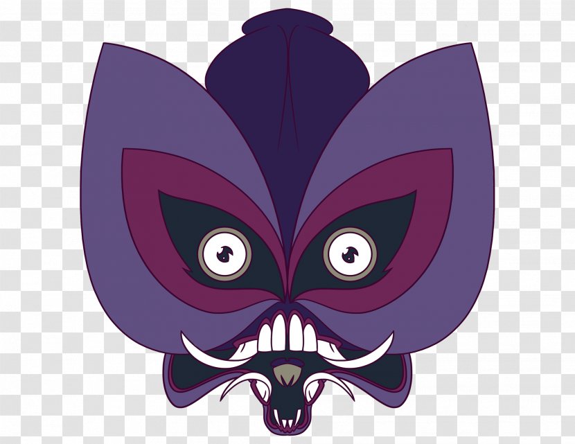 Illustration Cartoon Character Purple Animal - Fiction - Violet Transparent PNG