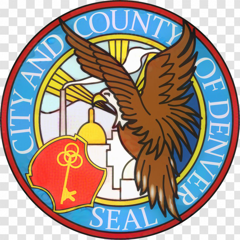 Cartoon Clock - Seal Of Denver - Symbol Transparent PNG