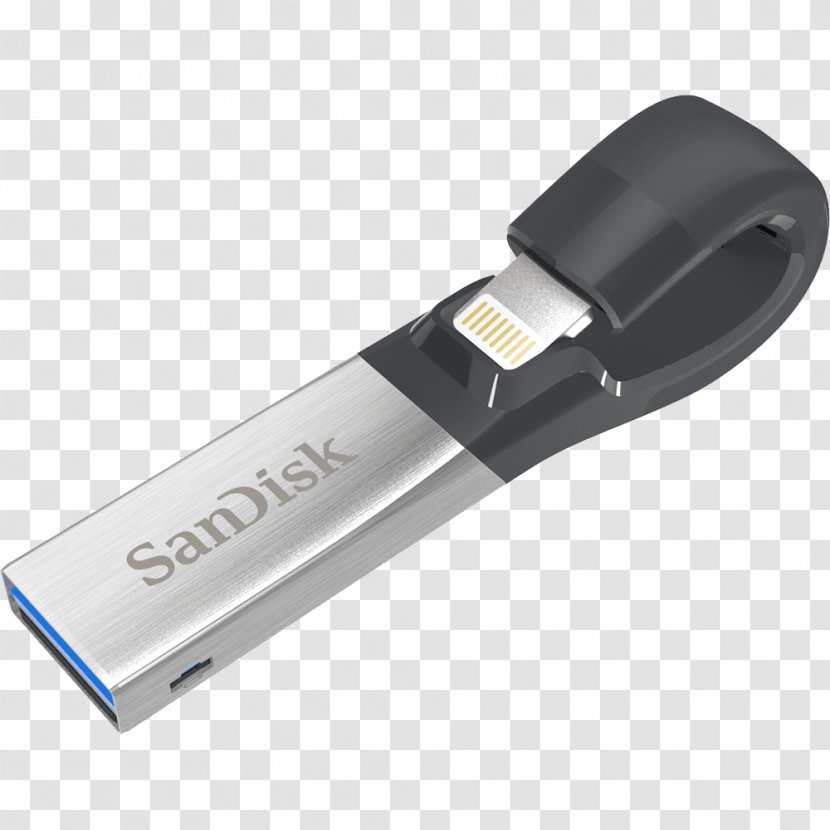 Amazon.com USB Flash Drives Lightning Computer Data Storage SanDisk - Usb Transparent PNG