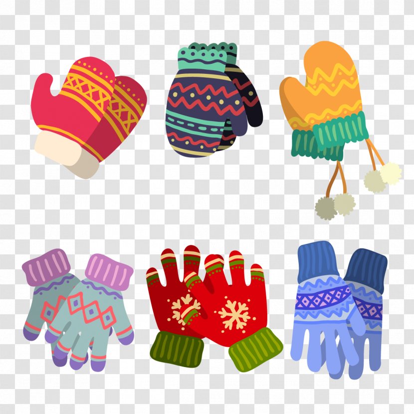 Material Glove Pattern - Vector Gloves Collection Transparent PNG