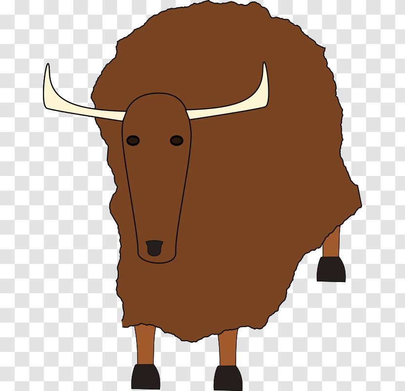 Domestic Yak Clip Art - Sheep Transparent PNG