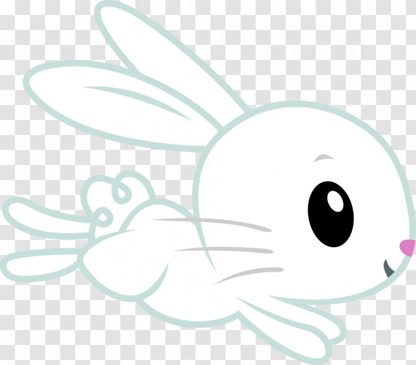 Angel Bunny Fluttershy Pony Clip Art - Frame - Rabbit Ears Transparent PNG