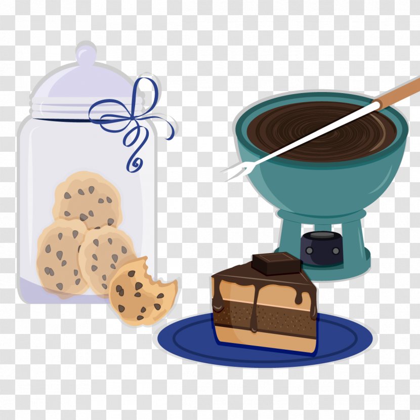 Hot Chocolate - Biscuit - Vector Transparent PNG