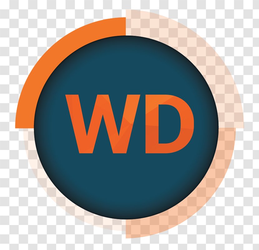 Logo Brand Font - Orange - Circle Transparent PNG