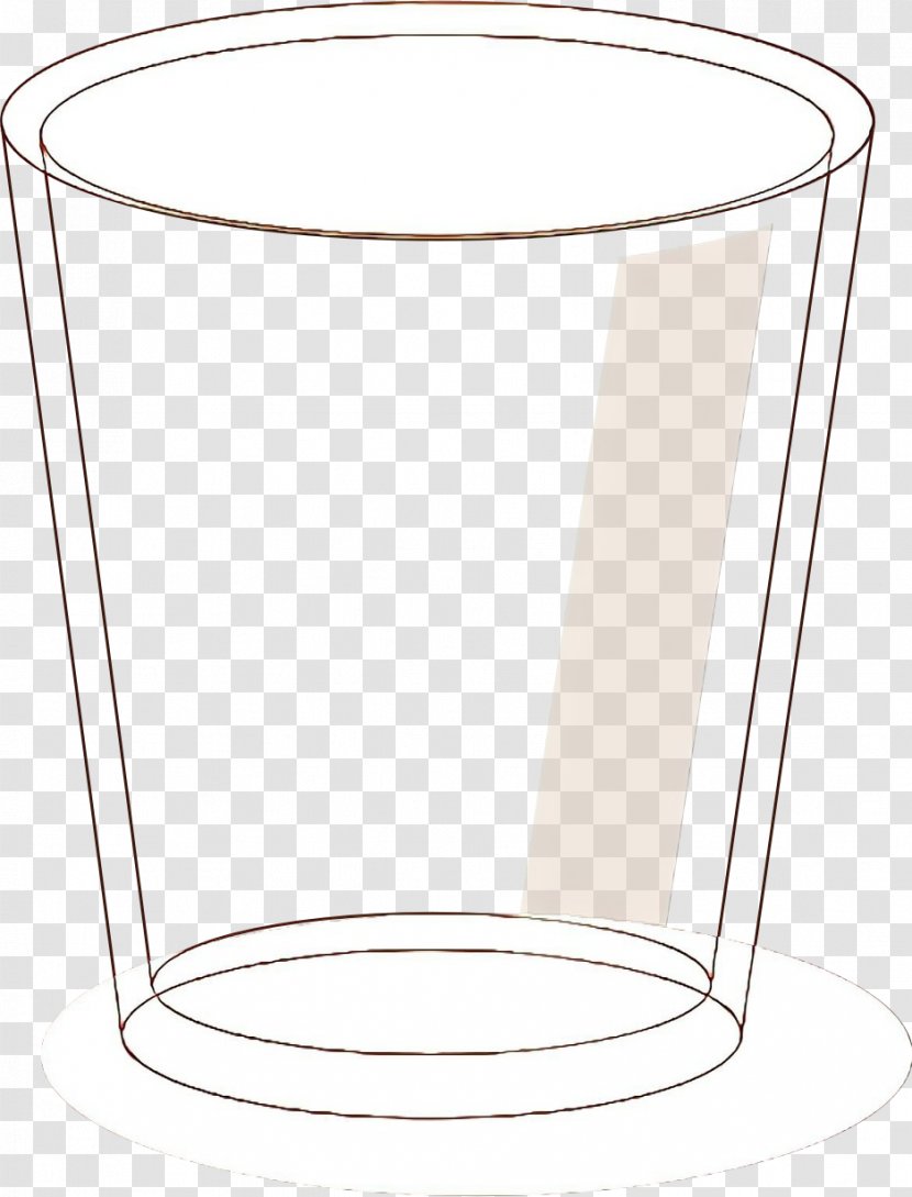 Pint Glass Tumbler Highball Drinkware - Old Fashioned Tableware Transparent PNG