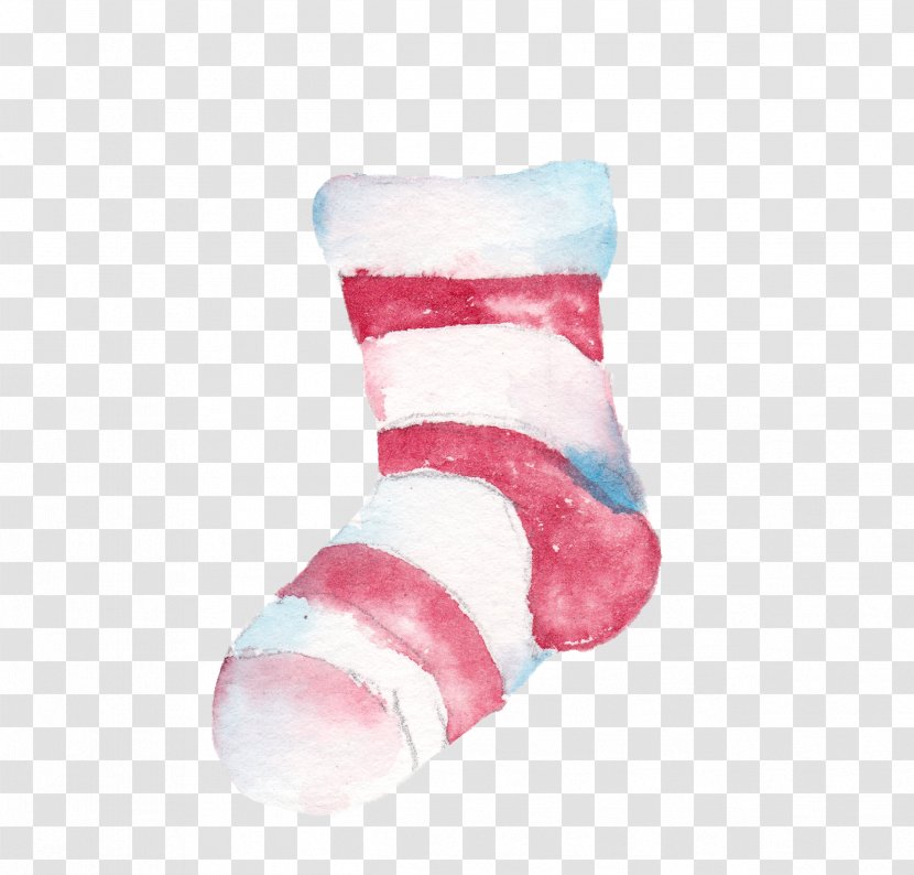Christmas Sock Hosiery - Socks Free Matting Material Transparent PNG
