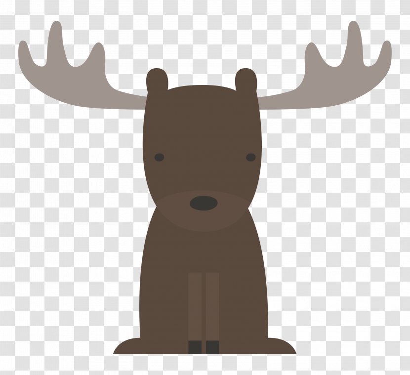 Woodland And Forest Animals Baby Shower Moose Clip Art - Deer Transparent PNG