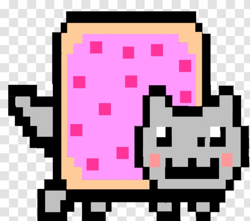 Nyan Cat Pixel Art YouTube - Pusheen Transparent PNG