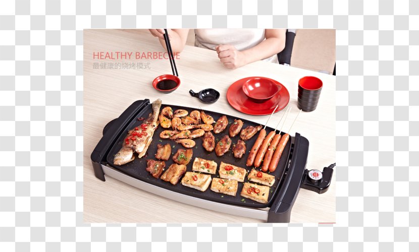 Barbecue Hamburger Non-stick Surface Food Grilling - Electricity - Stick Transparent PNG