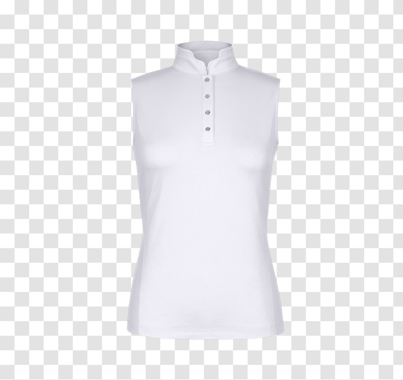 Sleeveless Shirt Tennis Polo Neck Collar - Sleeve - Design Transparent PNG