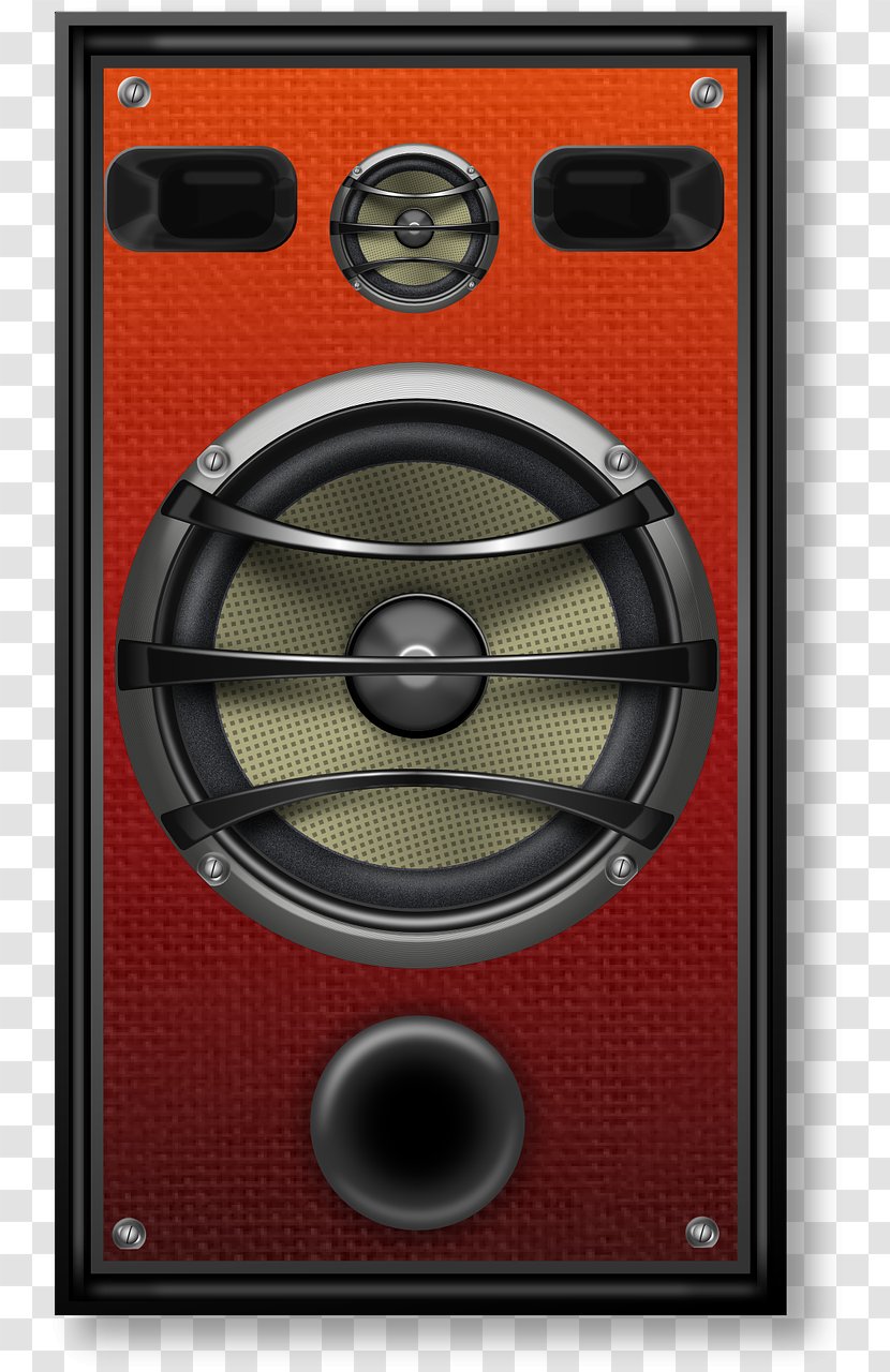 Loudspeaker Clip Art - Vehicle Audio - Speakers Transparent PNG