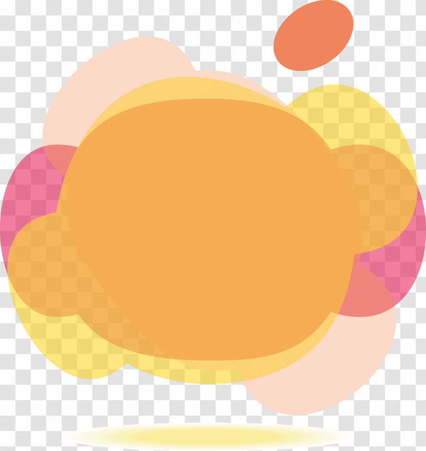Yellow Circle Clip Art - Orange Box Transparent PNG