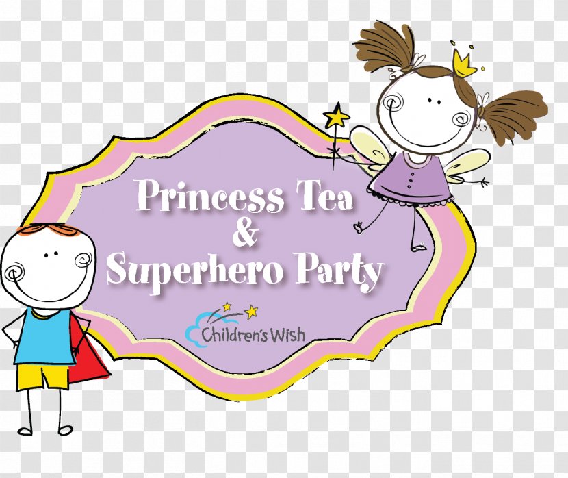 Tea Party Children's Wish Foundation Of Canada - Logo - Princess Kids Transparent PNG