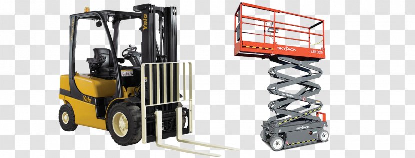 Aerial Work Platform Heavy Machinery Forklift Equipment Rental Elevator - Hardware - Fork Lift Transparent PNG