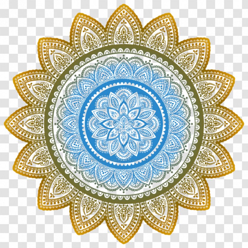 Mandala Coloring Book Pattern Ornament Motif - Drawing - Textile Transparent PNG