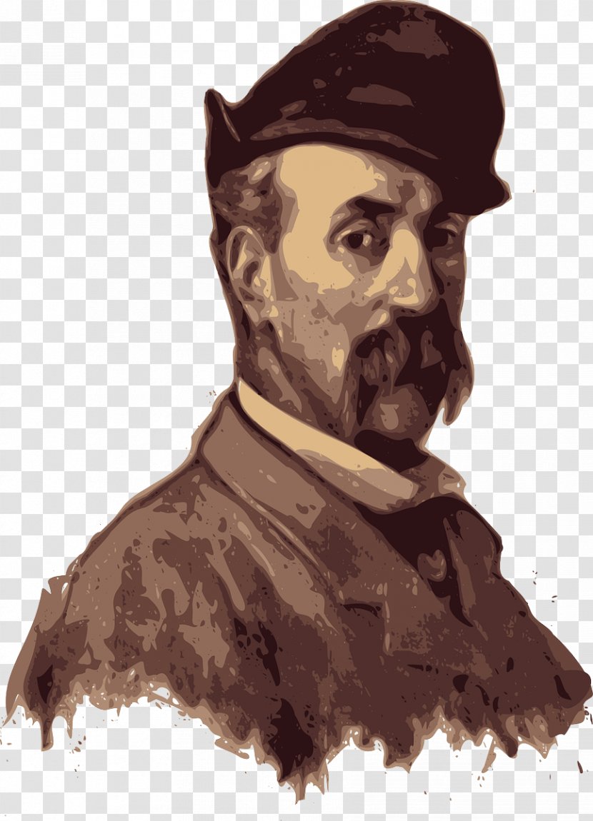 La Rotonda Dei Bagni Palmieri Giovanni Fattori, 1825-1908 Painter Self-portrait Macchiaioli - Beard And Moustache Transparent PNG
