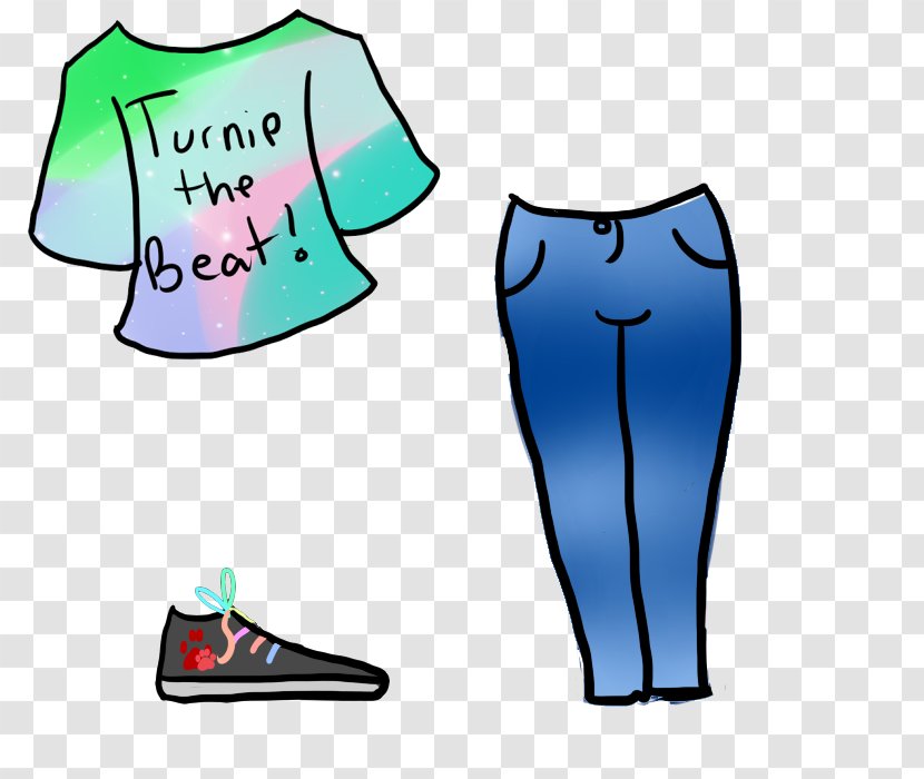 T-shirt Sleeve Outerwear Shoe Clip Art - Area Transparent PNG