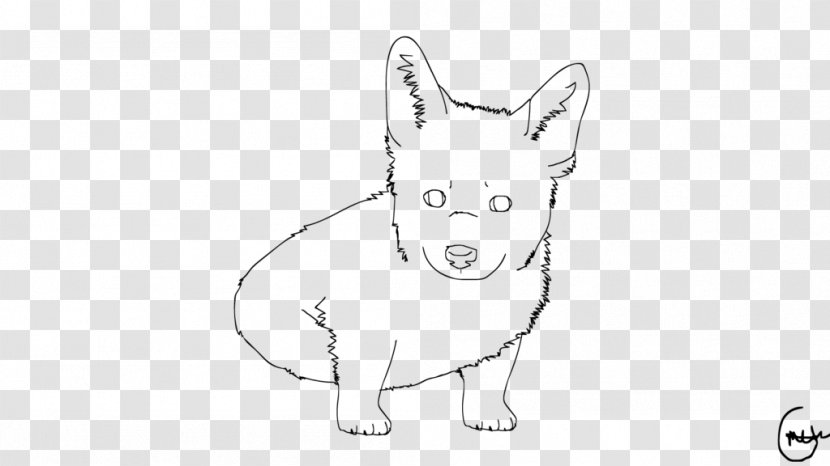 Whiskers Cat Dog Breed Snout - Mammal - Corgi Puppy Transparent PNG